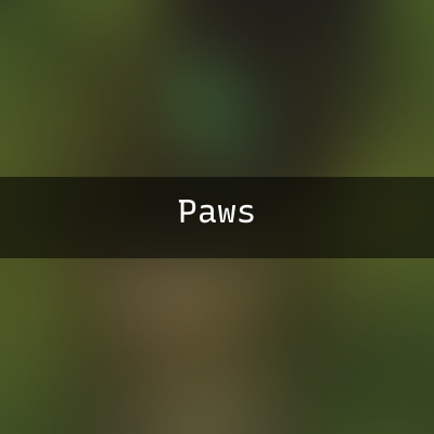 Paws in the Grass
